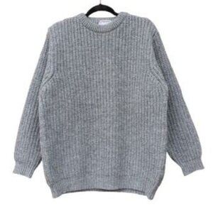 KILSPINDIE | Vintage 100% Pure New Shetland Wool Knit Sweater Scottish Made XL